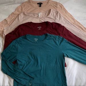 Cropped long sleeve bundle